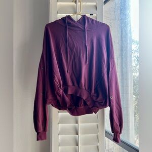 Young Fabulous & Broke Hooded Sweater. Adjustable arm length. Size S/M